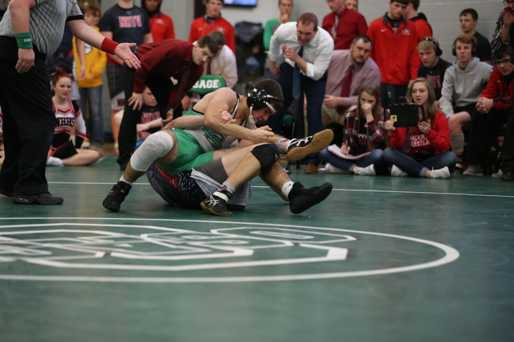 Osage, Forest City, Clarion and New Hampton wrestling, Dec. 22, 2017
